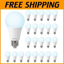 24 Pack 100W Equivalent LED Bulbs, 5000K Daylight, E26 Base