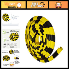 Yellow Black Corner Guards 5m Safety Bumpers Self-Adhesive Foam Padding for Rack