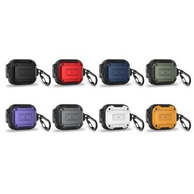 Earphone Secure Lock Clip Hard Shell Case Cover ＆ Keychains for 2