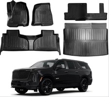 All Weather Floor Mats Cargo Liner For 21-26 Suburban Yukonxl Escaladeesv 8pass