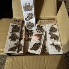 1 Case. Crafters Square Laser Cut Wood Sea Animals.  36 Packs Of 6 = 216 Pieces