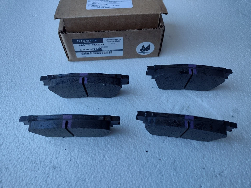 D4060-6TA5B, комплект задних тормозных колодок подходит для 2022-2025 INFINITI QX60 - Изображение 4 из 4