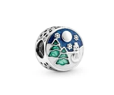 Snowflake Wonderland Snowman Christmas Tree Pandora Charm Thanksgiving Special
