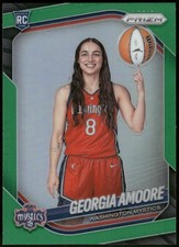 2025 Panini Prizm WNBA #140 Georgia Amoore Green Prizms