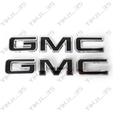 NEW Front & Rear Emblem Chrome kit For 2019 - 2025 GMC Sierra 1500 2500HD 3500HD