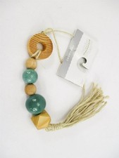 Ethnic Good luck charm Ornament Target Xmas Holiday Wondershop 9" Ceramic Blue