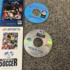 Lot Of 4 Sega CD 2 DISC ONLY Games (Microcosm, Sewer Shark, NHL 94, FIFA Soccer)