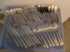 Farberware "Tahoe" 18/8 Stainless Steel Flatware 37 pieces