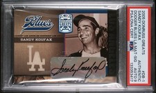 2005 DONRUSS GREATS SANDY KOUFAX GAME USED RELIC AUTO PSA AUTH. AUTO 9 DODGERS