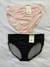 NEW Warners Panty No Pinch No Problems Hi-Cut Brief Panties 2 Pair Womens Large