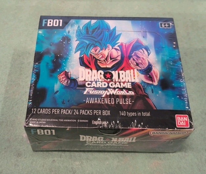 dragon ball fusion world awakened pulse booster box Dragon Ball Z Fusion World Awakened Pulse FB01 Booster Box (English)