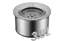 1Gallon Large Dog Water Bowl No Spill Anti Digging Lid  Rubber Bottom NEW