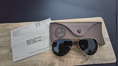 Vintage Ray-Ban Bausch & Lomb USA Outdoorsman    Maat 58-14   G-15 Glazen 