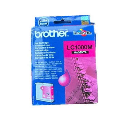 Brother LC1000M MAGENTA PINK Tintenpatrone Brandneu Originalverpackt Innobella