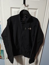 The North Face Apex Bionic LARGE Softshell Jacket Men's L Black Windproof Fleece