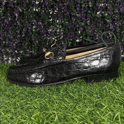 Gucci Crocodile Loafer Horsebit Men