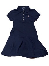 Polo Ralph Lauren Cotton Mesh Polo Dress Girls SZ.Small 7