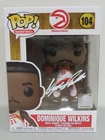 Dominique Wilkins Signed Auto Autograph Funko Pop Hawks #104 JSA COA Authentic