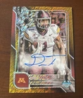 2025 Bowman Chrome University Football Gold Refractor Darius Taylor #BCA-DT