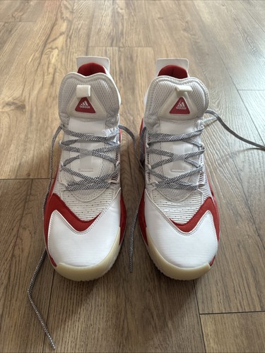 Adidas Pro Boost Mid - Cloud White / Power Red - Size 12