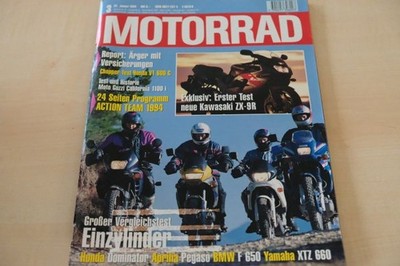 2) Motorrad 03/1994 - Honda NX 650 Dominator mit  - Yamaha XTZ 660 Tenere mit 4