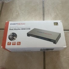 DIGITNOW! Dual Monitor HDMI KVM 4K Ultra HD V805-US-S