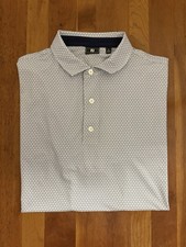 FootJoy Men  s Stretch Performance Polo Navy/White Diamond Large NWOT CG-442