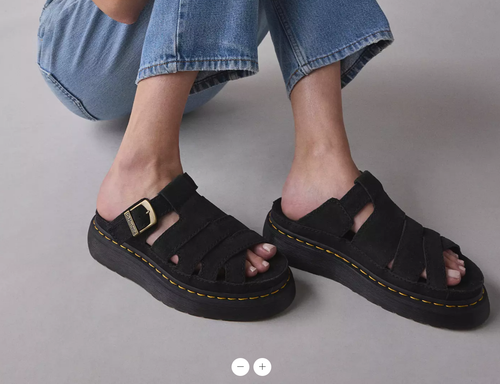 DR. MARTENS MAXXY SLIDE Buttersoft E.H. Suede Leather Sandale Wellmade&Vielseitig - Bild 1 von 24