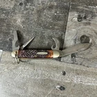 Vintage Ka-Bar Kabar USA 1152 Jigged Delrin Scout Camp Knife