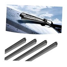 4 Pieces Car Wiper Blade Replacement Strip 32 Rubber Frameless Windshield