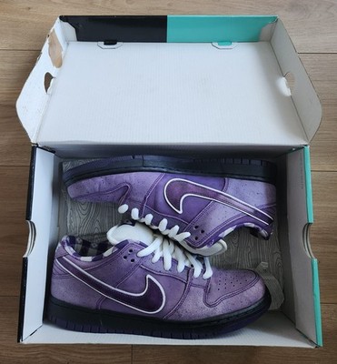 Nike SB Dunk Low Purple Pigeon OG QS Größe 43 komplett sehr guter Zustand