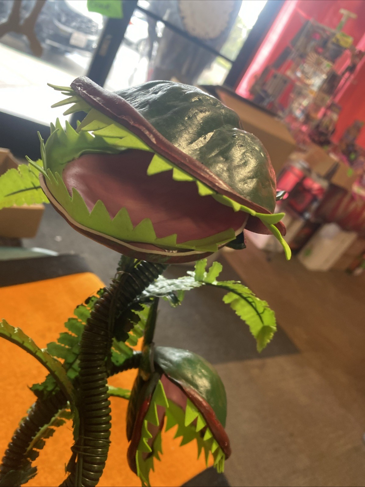 Halloween Prop Animated Venus Flytrap. Retired Plant Prop. New. Scary Sounds Too