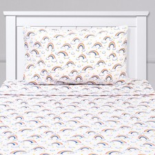 Rainbows, Clouds  Stars Kids Sheet Set Twin, Twin XL, Full