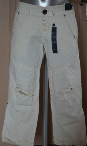 très joli pantalon 3/4  femme blanc en lin HIGH USE TAILLE 38 modèle vigour - Photo 1 sur 5