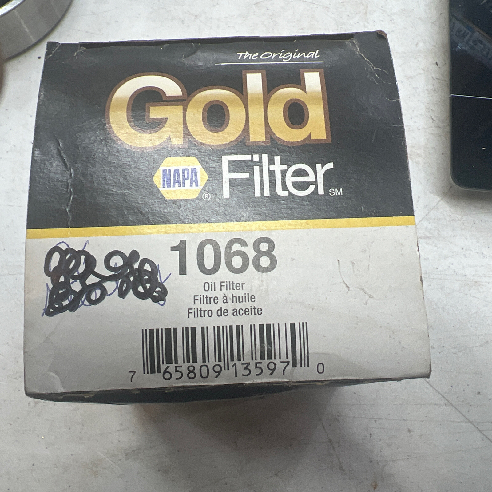 NOS NAPA / WIX 1068 Gold Oil Filter