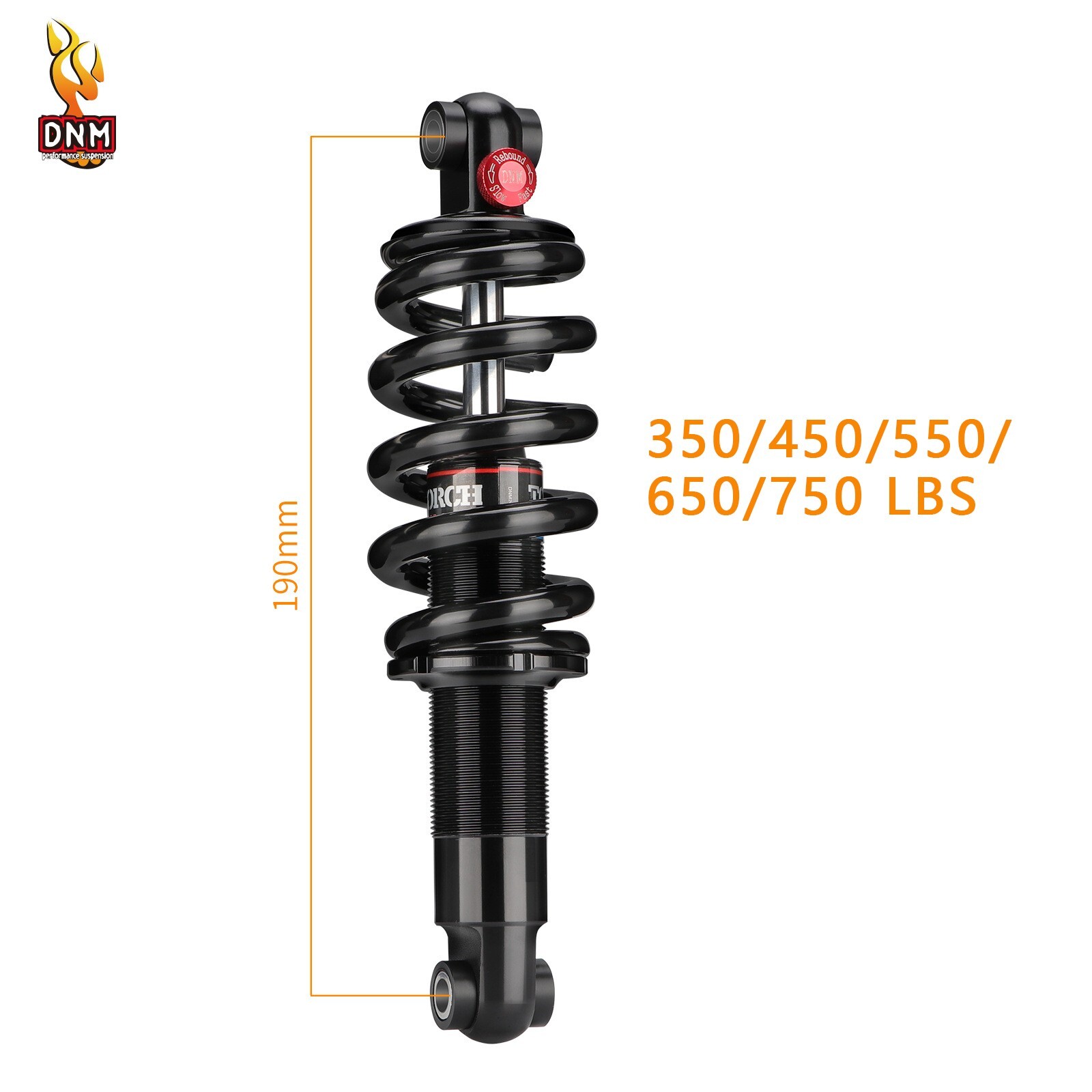DNM DV22AR Mountain Bike Biycle Coil Spring Rear Shock 125/1