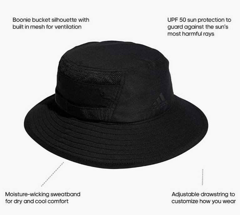 Adidas Men's Victory III Aeroready Bucket Hat Black Size S/M image 5