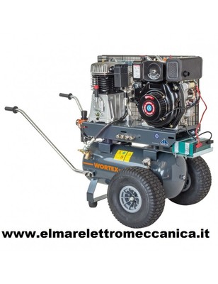 GVD 50/900 AE Wortex Motocompressore Diesel 9,6 HP
