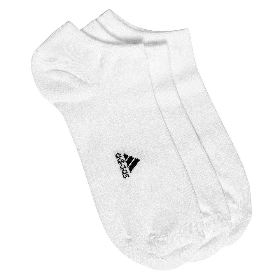 adidas Herren 3er Pack Sport Sneaker Ankle Socken Set Soft Weiß NEU 47-50 - Bild 1 von 1