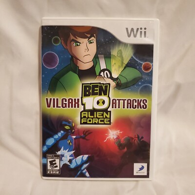 BEN 10 ALIEN FORCE VILGAX ATTACKS game for Nintendo Wii CIB Complete Tested