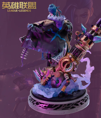LOL Arcane Jinx 1/7 Statue - Official Collectible Figure Model