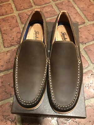 Florsheim Atlantic Men’s Size 9 US Loafers Leather Brown Casual 13316-215 Amazon.com | Florsheim Atlantic Moc Toe Boat Shoe Mens  main image 4