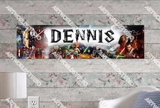 Personalized/Customized Star War Name Poster Wall Art Decoration Banner