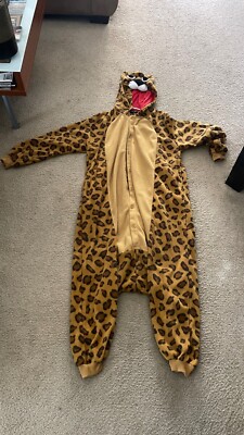 Rare Sazac Kigurumi Leopard Tiger Bodysuit Jumpsuit Romper One Piece