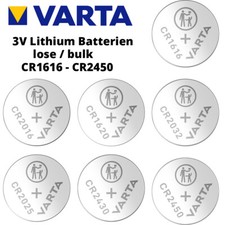 Varta Lithium CR Sortiment 1616 1620 2016 202...