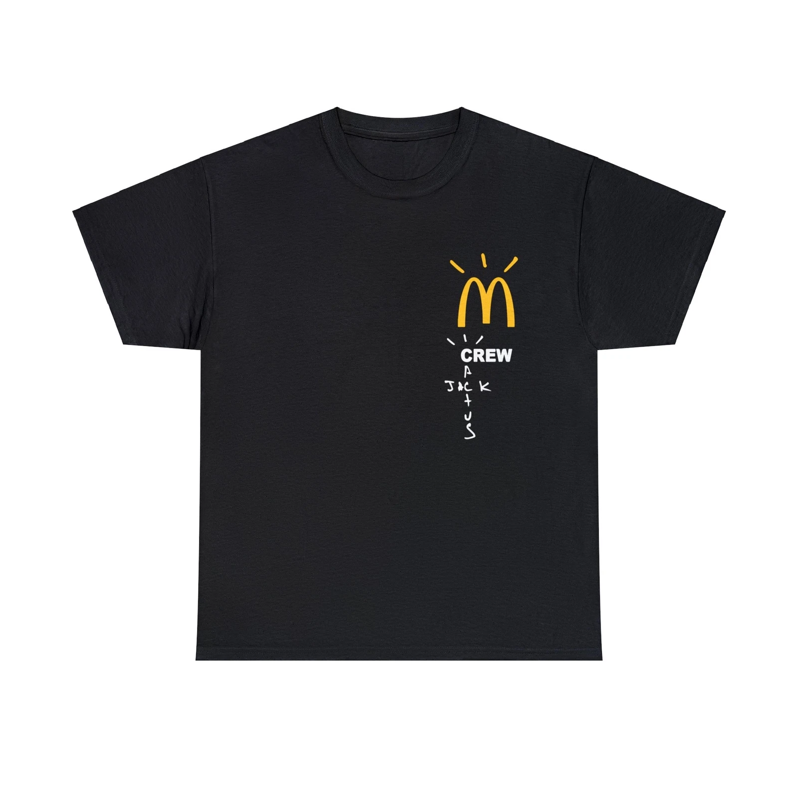 Travis Cactus Jack McDonalds Crew T-Shirt Merch