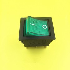 5pcs  15/30A 250V 6-pin 2-speed with light copper feet KCD4 Rocker Switch