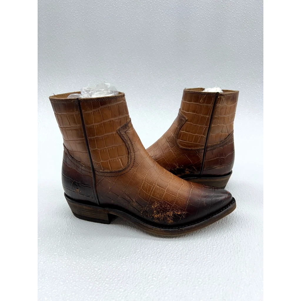 Frye western ankle boots discount