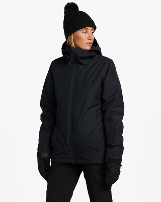 NWOT Womens Billabong A/Div Sula 10k Insulated Snow Jacket $200 XL Black