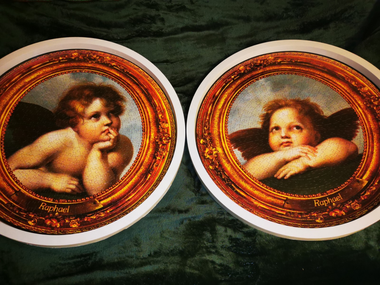 Putten-Engel von Raphael /Sixtinisch Madonna - Puzzel im Rahmen